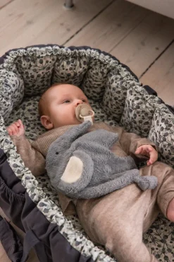 3-i-1 Babynest, blue olive-Sebra