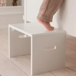 Børn Sebra Børneværelse>Skammel, classic white