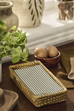 Serviet m/grønne striber 16 stk pr pakke-Ib Laursen Online