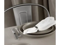 Servietring Thebe 4 stk. Mat stål Recycled-Gense Best