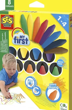 - Mine første - Farveblyanter 8 stk-SES Creative Best