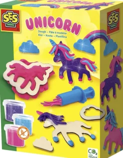 Børn SES Creative Kreativitet>- Modellervoks - Enhjørning med glitter