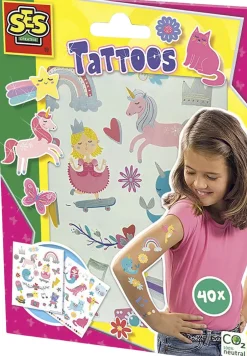 Børn SES Creative Rolleleg & Musik>- Tatoveringer - Eventyr