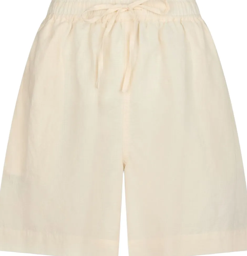 Shala Linen Shorts-Neo Noir Discount