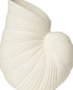 Shell Vase - Off-white-Ferm Living Outlet
