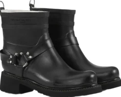 Outlet Short Biker Rubber Boots Dame Gummistøvler