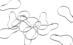 Clearance Shower Curtain Rings-Set of 12-Chro Badeforhæng