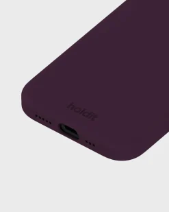 Clearance Silicone Case iPhone 15 Deep Plum Dame Tech Covers