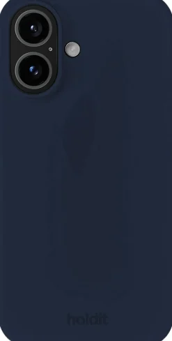 Dame HoldIt Tech Covers>Silicone Case iPhone 16 Midnight Blue
