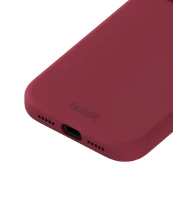 Clearance Silicone Case iPhone 17 Pro Red Velvet Dame Tech Covers
