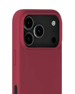 Clearance Silicone Case iPhone 17 Pro Red Velvet Dame Tech Covers