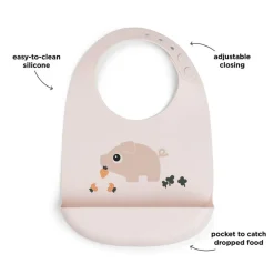 Silikone hagesmæk Pigee-Done by Deer Outlet