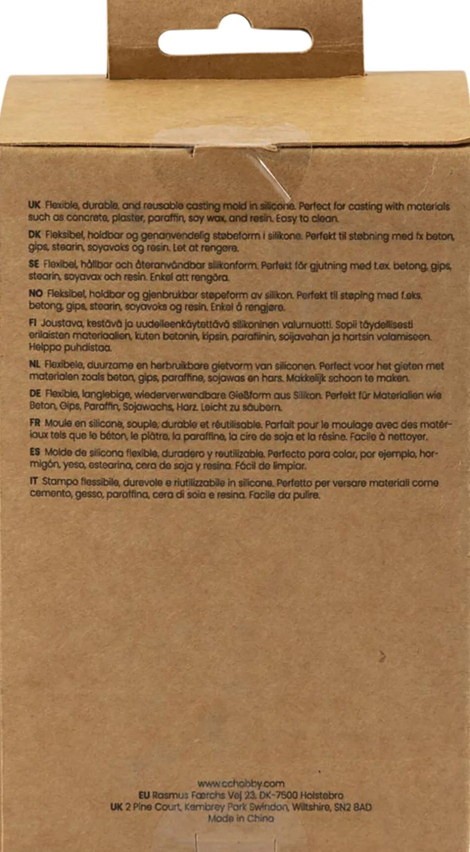 Børn Creativ Company Kreativitet>Silikoneform, Lysestage