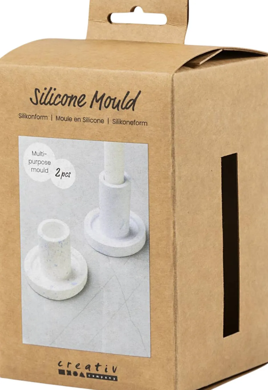 Børn Creativ Company Kreativitet>Silikoneform, Lysestage