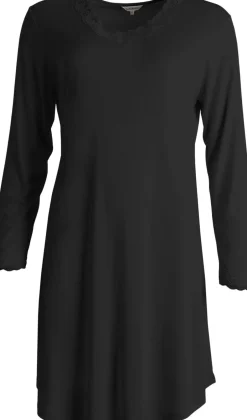 Best Silk Jersey - Nightgown, Long sleeve Dame Nattøj