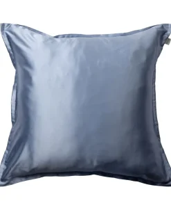Online Silke pudebetræk med lynlås, 100 % morbærsilke, 60x63 cm, lyseblå Sengetøj & Lagner