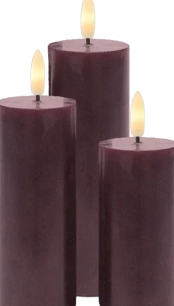 Sirius Elektriske Julelys>Sille Genopladelig 3 stk sæt