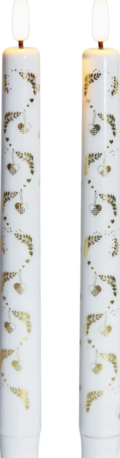 New Sille Krone 2 stk sæt, Edition 2025 Elektriske Julelys