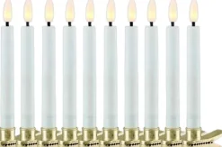 Sirius Juletræspynt>Sille Voks Juletræslys 10 stk