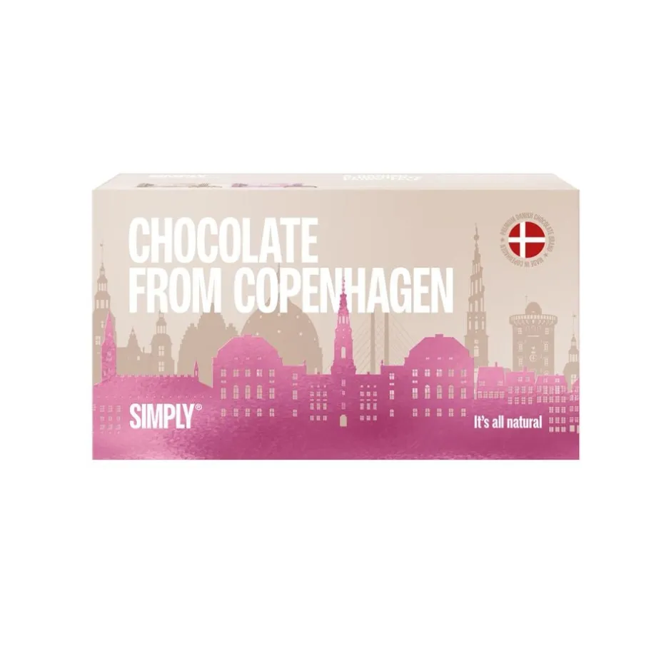 Simply Chocolate Chokolade>Simply® CHOCOLATE FROM COPENHAGEN chokoladeæske (180g)