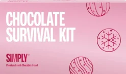 Discount Simply® CHOCOLATE SURVIVAL KIT chokoladeæske (180g) Søde Sager|Julechokolade