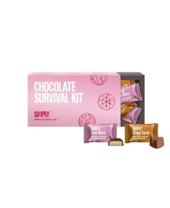 Discount Simply® CHOCOLATE SURVIVAL KIT chokoladeæske (180g) Søde Sager|Julechokolade
