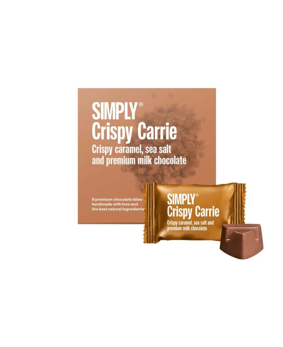 Simply® CRISPY CARRIE chokoladeæske (90g)-Simply Chocolate Discount