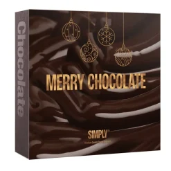 Simply® MERRY CHOCOLATE chokoladeæske (500g)-Simply Chocolate Hot