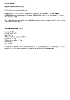 Simply® SCARY GOOD CHOCOLATE chokoladeæske (100g)-Simply Chocolate Clearance