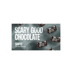 Simply® SCARY GOOD CHOCOLATE chokoladeæske (100g)-Simply Chocolate Clearance
