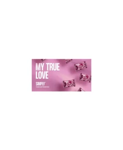 Hot Simply® TRUE LOVE chokoladeæske (100g) Chokolade