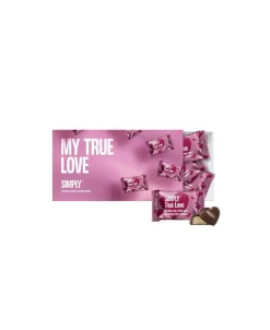 Hot Simply® TRUE LOVE chokoladeæske (100g) Chokolade