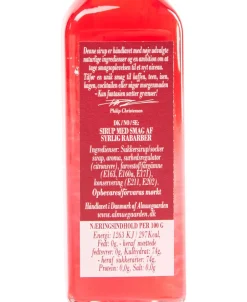Sirup med smag af syrlig rabarber-SMAGFULD by Almuegaarden