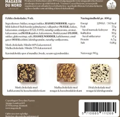 Best Æske, 9 stk. Dessertchokolade, 90g Chokolade