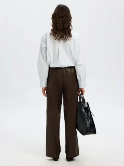 SLFBODA HW LEATHER PANT-Selected Online