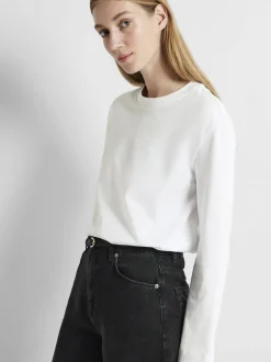 Online SLFESSENTIAL LS BOXY TEE NOOS Dame T-Shirts & Toppe