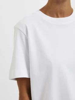 SLFESSENTIAL SS BOXY TEE NOOS-Selected Outlet