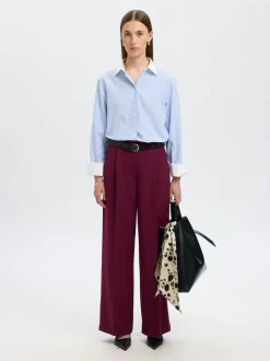 SLFILINA RELAXED CONTRAST LS SHIRT-Selected Sale