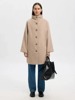 SLFVINNI WOOL BLEND COAT NOOS-Selected Clearance