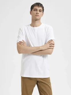 Clearance SLHASPEN SS O-NECK TEE NOOS Julegaver