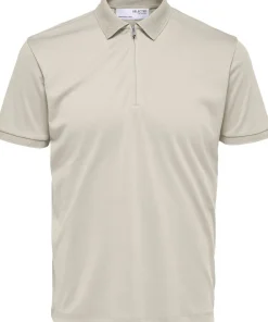 SLHFAVE ZIP SS POLO NOOS-Selected New