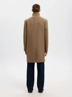 Selected Jakker & Frakker>SLHRAINAR WOOL BLEND COAT NOOS