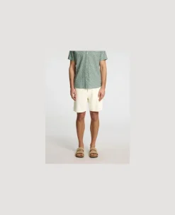 Clearance SLHREG ALEX 201 ECRU HEMP SHORTS Shorts