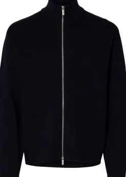 SLHTELLER FN RELAXED ZIP CARDIGAN N Strik