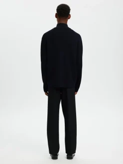 SLHTELLER FN RELAXED ZIP CARDIGAN N Strik