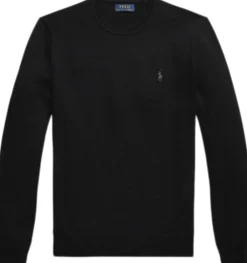 Outlet Slim Fit Washable Wool Crewneck Sweater Strik