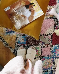 Sale Slippers Straps (of 100% New Zealand Sheepskin) Natur Dame Hjemmesko