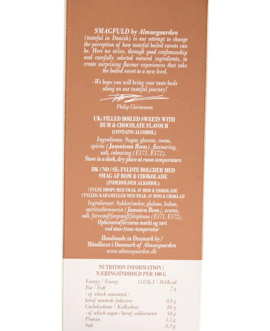 Best Smagfuld Gavepakning - ELSKER DIG (rød/bronze) Blandet Kurve|Bolcher