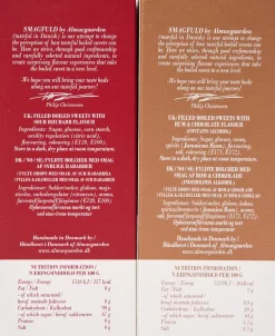 SMAGFULD by Almuegaarden Søde Sager|Blandet Kurve>Smagfuld Gavepakning - GOD JUL (bronze/rød)