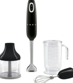 SMEG Køkkenmaskiner>HBF03BLEU stavblender sort